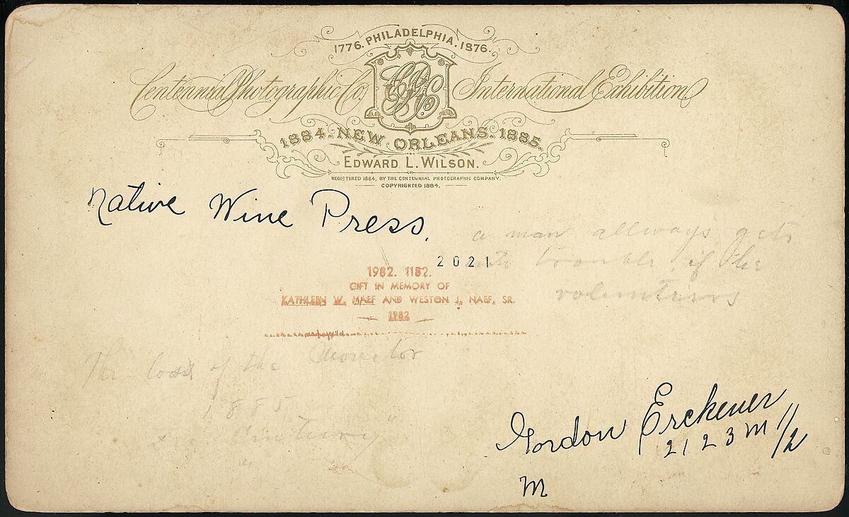 [Group of 18 Stereograph Views of the 1884/1885 New Orleans Centennial International Exhibition], Centennial Photographic Company (American, founded 1876), Albumen silver prints
