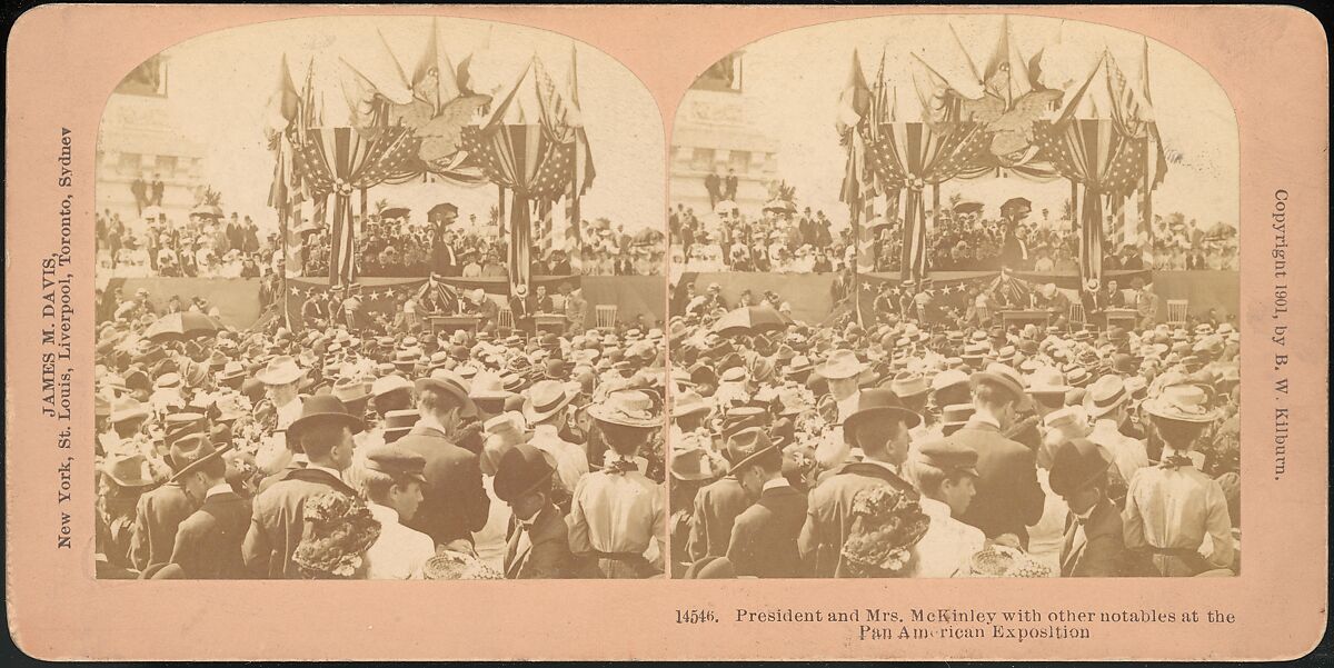 [Group of 3 Stereograph Views of the 1901 Pan American Exposition, Buffalo, New York], James M. Davis, Albumen silver prints