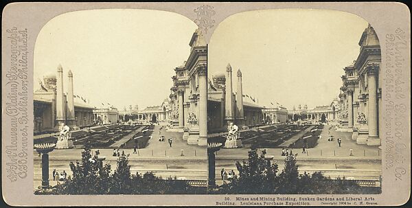 [Group of 47 Stereograph Views of the 1904 St. Louis World's Fair and Louisiana Purchase Exposition], C. H. Graves (American), Albumen silver prints 