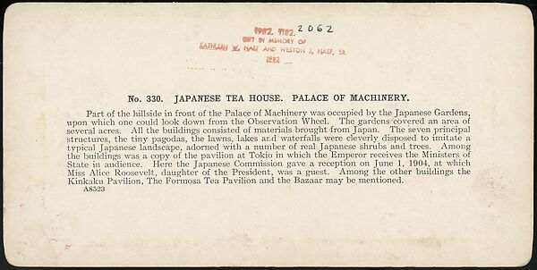 [Group of 47 Stereograph Views of the 1904 St. Louis World's Fair and Louisiana Purchase Exposition], C. H. Graves (American), Albumen silver prints