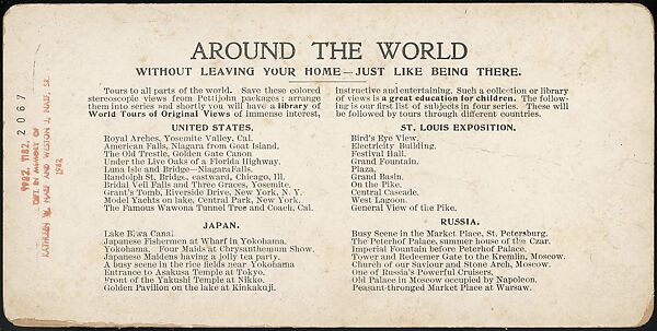 [Group of 47 Stereograph Views of the 1904 St. Louis World's Fair and Louisiana Purchase Exposition], C. H. Graves (American), Albumen silver prints