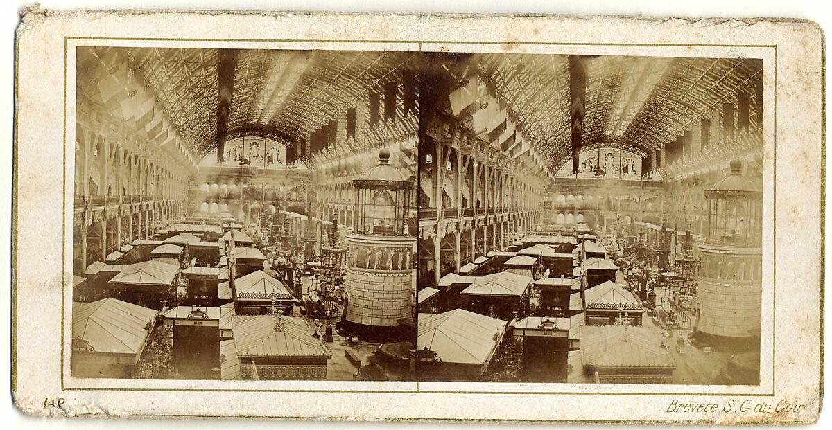 [Group of 266 Stereograph Views of the 1855 and/or 1867 Universal Expositions in Paris, France], M. Leon (French), Albumen silver prints 