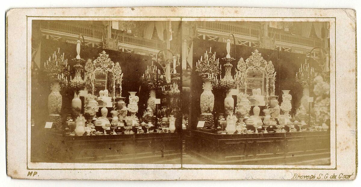 [Group of 266 Stereograph Views of the 1855 and/or 1867 Universal Expositions in Paris, France], M. Leon (French), Albumen silver prints