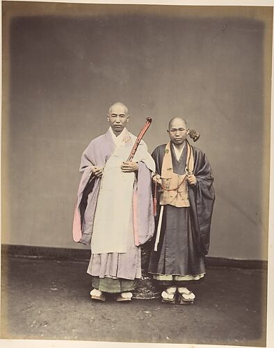 [Two Japanese Men in Traditional Dress]