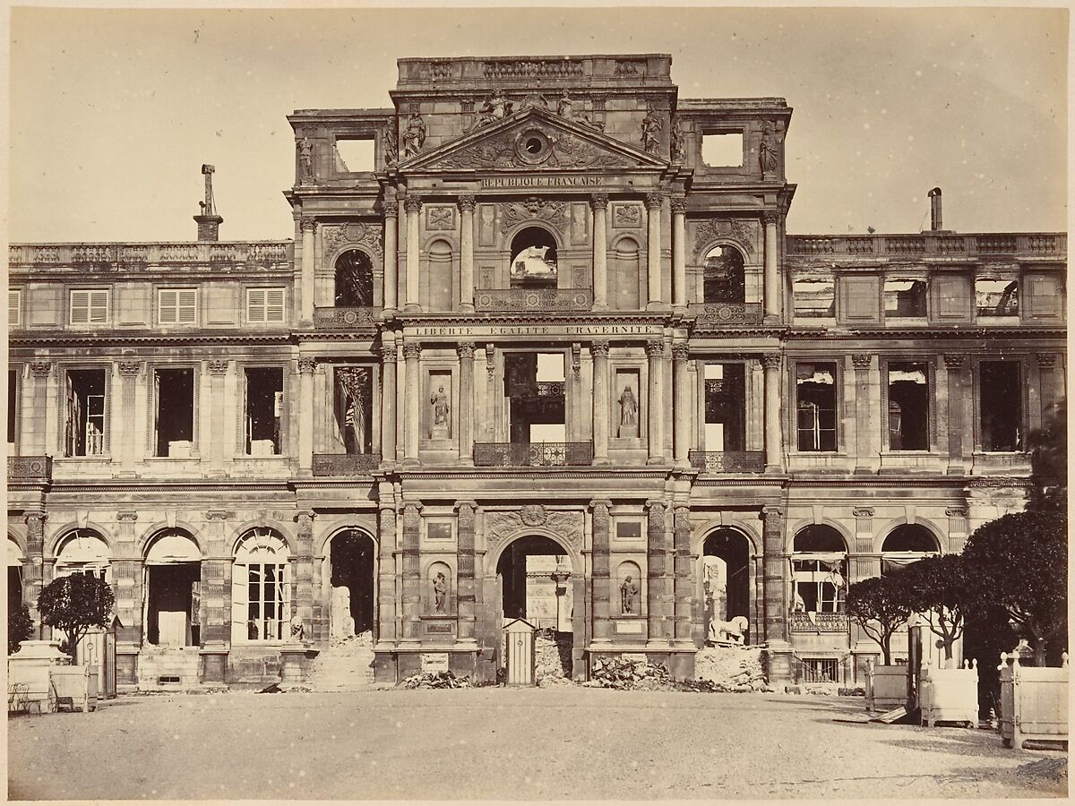 Les Ruines de Paris et de ses Environs 1870-1871: Cent Photographies: Premier Volume.  Par A. Liébert, text par Alfred d'Aunay., Alphonse J. Liébert (French, 1827–1913), Albumen silver prints from glass negatives