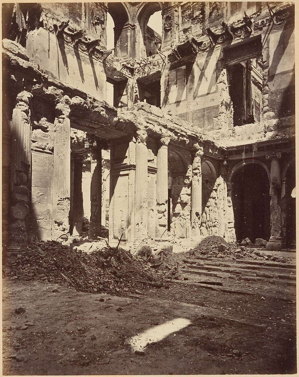 Les Ruines de Paris et de ses Environs 1870-1871: Cent Photographies: Premier Volume.  Par A. Liébert, text par Alfred d'Aunay., Alphonse J. Liébert (French, 1827–1913), Albumen silver prints from glass negatives