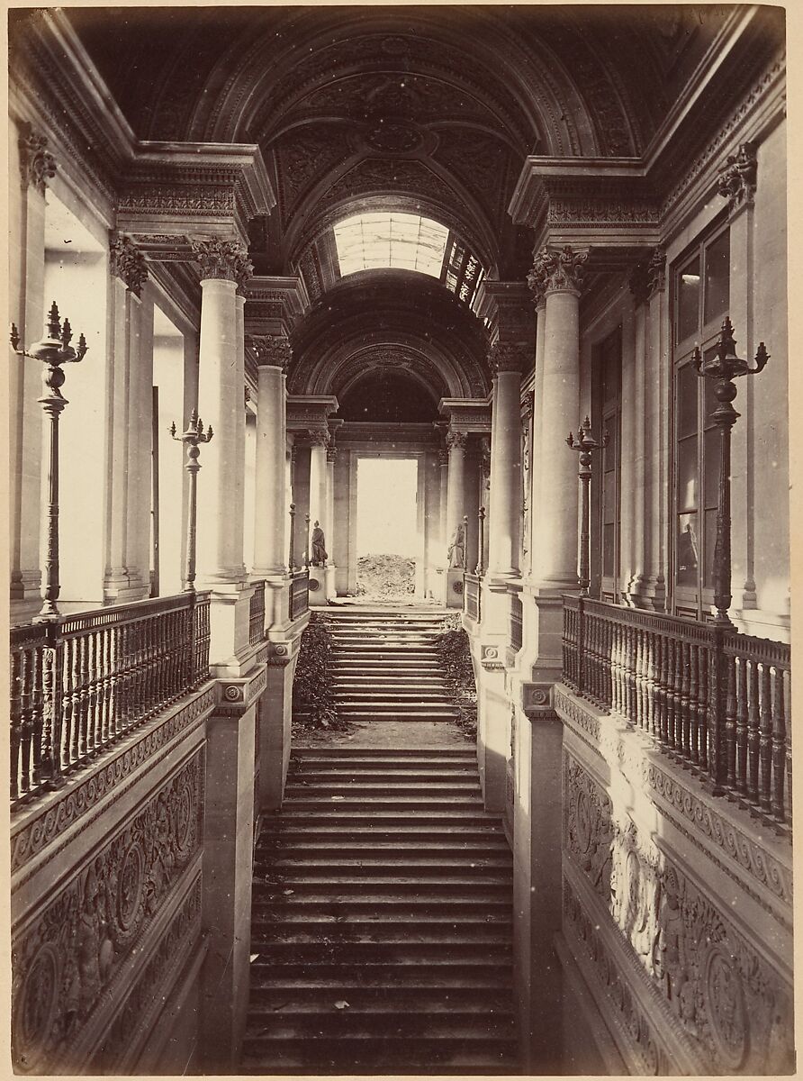 Les Ruines de Paris et de ses Environs 1870-1871: Cent Photographies: Premier Volume.  Par A. Liébert, text par Alfred d'Aunay., Alphonse J. Liébert (French, 1827–1913), Albumen silver prints from glass negatives