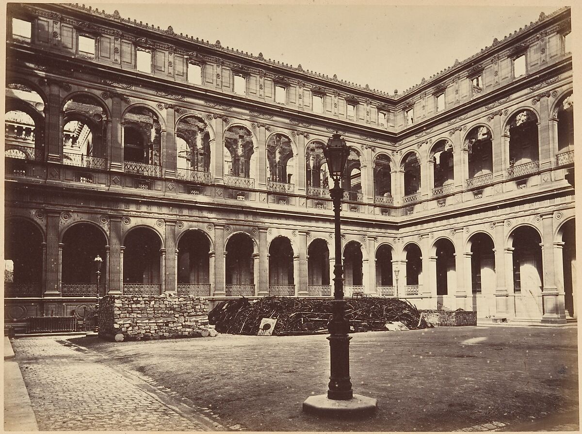 Les Ruines de Paris et de ses Environs 1870-1871: Cent Photographies: Premier Volume.  Par A. Liébert, text par Alfred d'Aunay., Alphonse J. Liébert (French, 1827–1913), Albumen silver prints from glass negatives