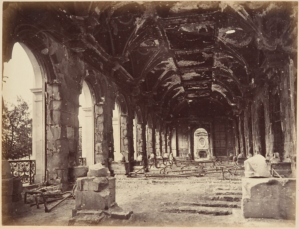 Les Ruines de Paris et de ses Environs 1870-1871: Cent Photographies: Premier Volume.  Par A. Liébert, text par Alfred d'Aunay., Alphonse J. Liébert (French, 1827–1913), Albumen silver prints from glass negatives