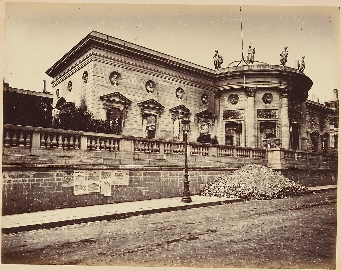 Les Ruines de Paris et de ses Environs 1870-1871: Cent Photographies: Premier Volume.  Par A. Liébert, text par Alfred d'Aunay., Alphonse J. Liébert (French, 1827–1913), Albumen silver prints from glass negatives