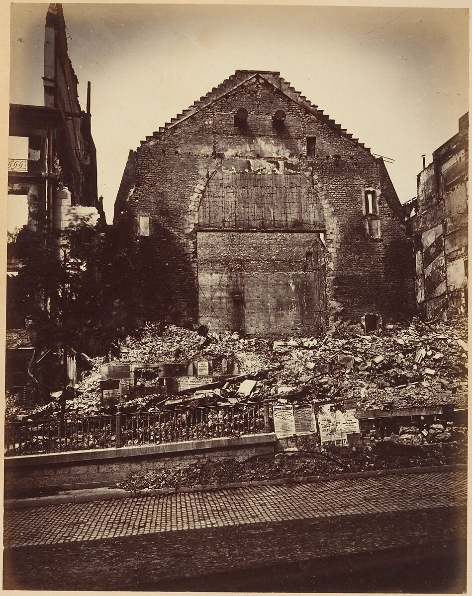 Les Ruines de Paris et de ses Environs 1870-1871: Cent Photographies: Premier Volume.  Par A. Liébert, text par Alfred d'Aunay., Alphonse J. Liébert (French, 1827–1913), Albumen silver prints from glass negatives