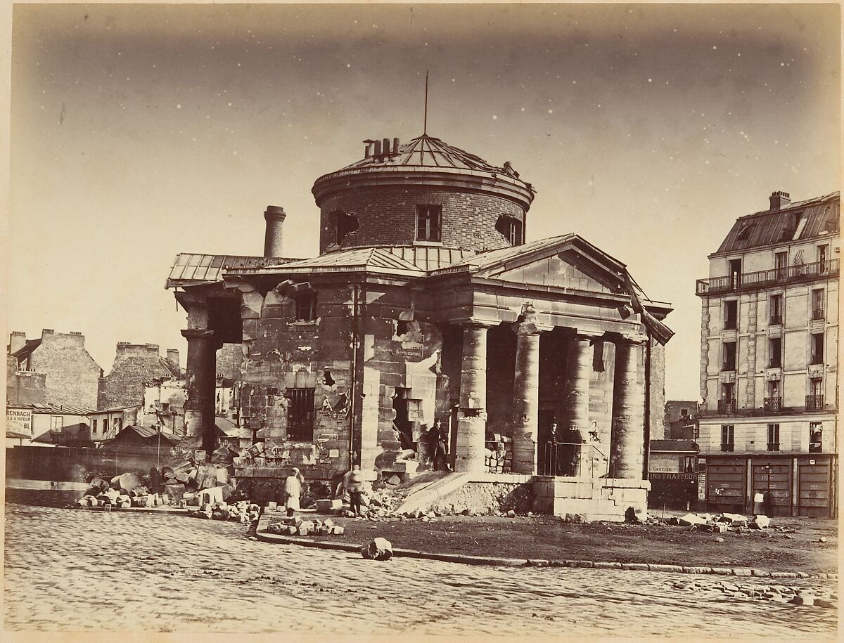 Les Ruines de Paris et de ses Environs 1870-1871: Cent Photographies: Premier Volume.  Par A. Liébert, text par Alfred d'Aunay., Alphonse J. Liébert (French, 1827–1913), Albumen silver prints from glass negatives