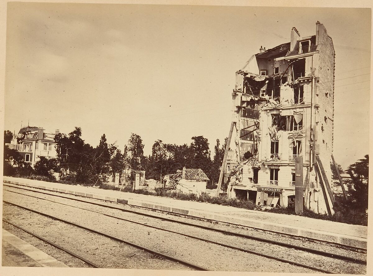 Les Ruines de Paris et de ses Environs 1870-1871: Cent Photographies: Premier Volume.  Par A. Liébert, text par Alfred d'Aunay., Alphonse J. Liébert (French, 1827–1913), Albumen silver prints from glass negatives