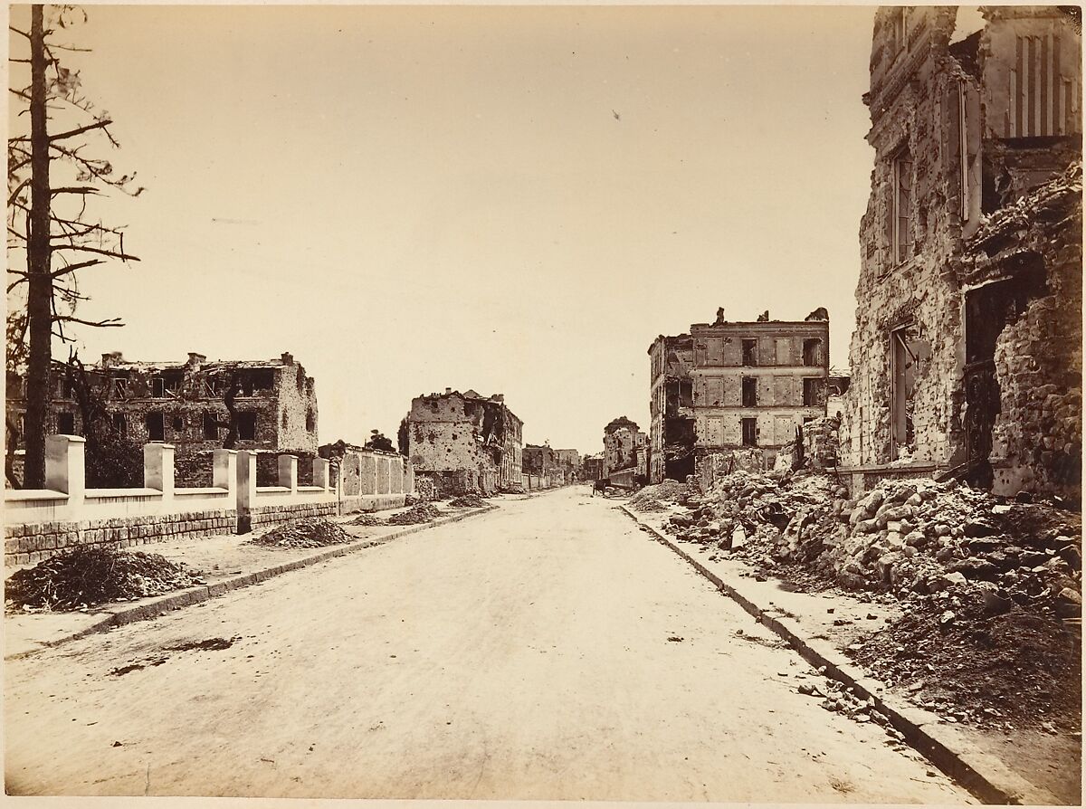 Les Ruines de Paris et de ses Environs 1870-1871: Cent Photographies: Second Volume.  Par A. Liébert, text par Alfred d'Aunay., Alphonse J. Liébert (French, 1827–1913), Albumen silver prints from glass negatives