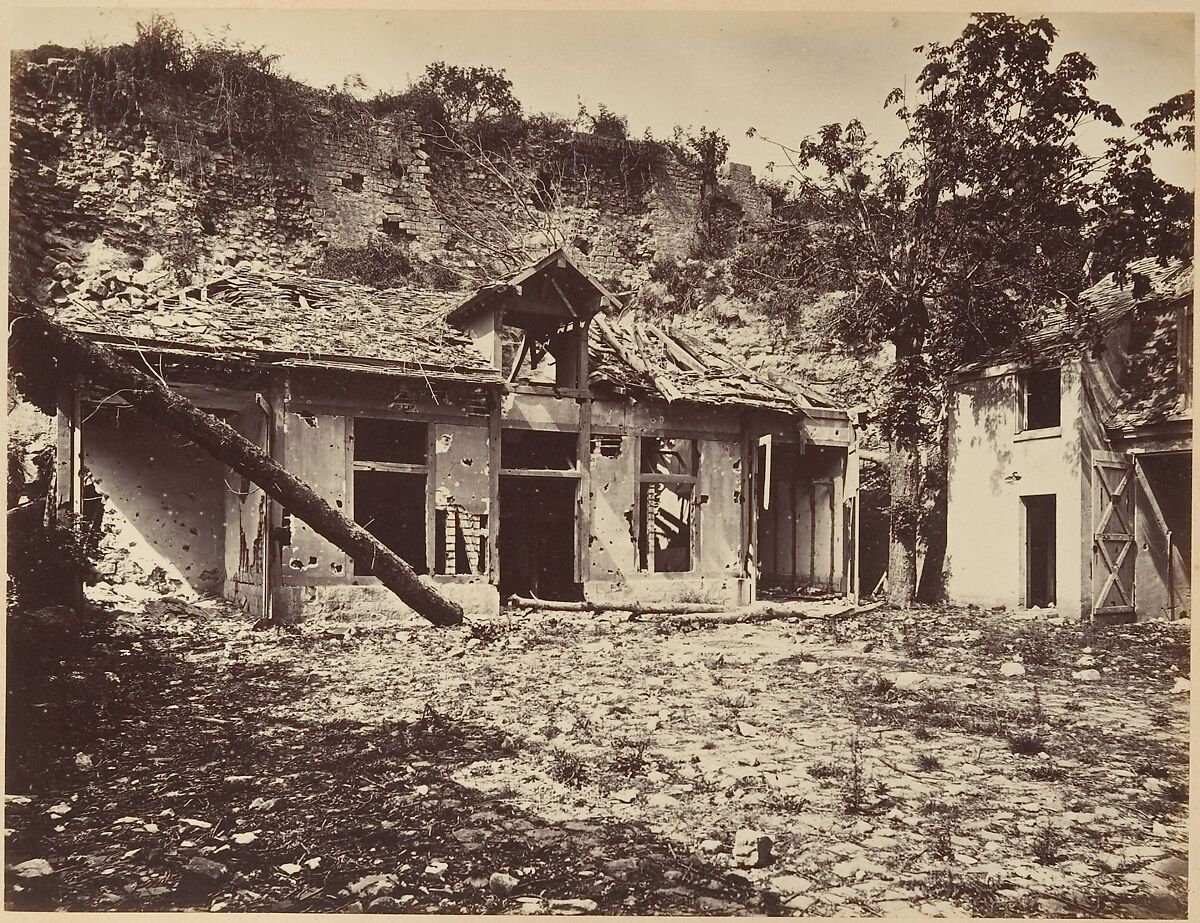 Les Ruines de Paris et de ses Environs 1870-1871: Cent Photographies: Second Volume.  Par A. Liébert, text par Alfred d'Aunay., Alphonse J. Liébert (French, 1827–1913), Albumen silver prints from glass negatives