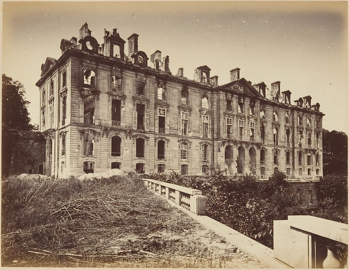 Les Ruines de Paris et de ses Environs 1870-1871: Cent Photographies: Second Volume.  Par A. Liébert, text par Alfred d'Aunay., Alphonse J. Liébert (French, 1827–1913), Albumen silver prints from glass negatives