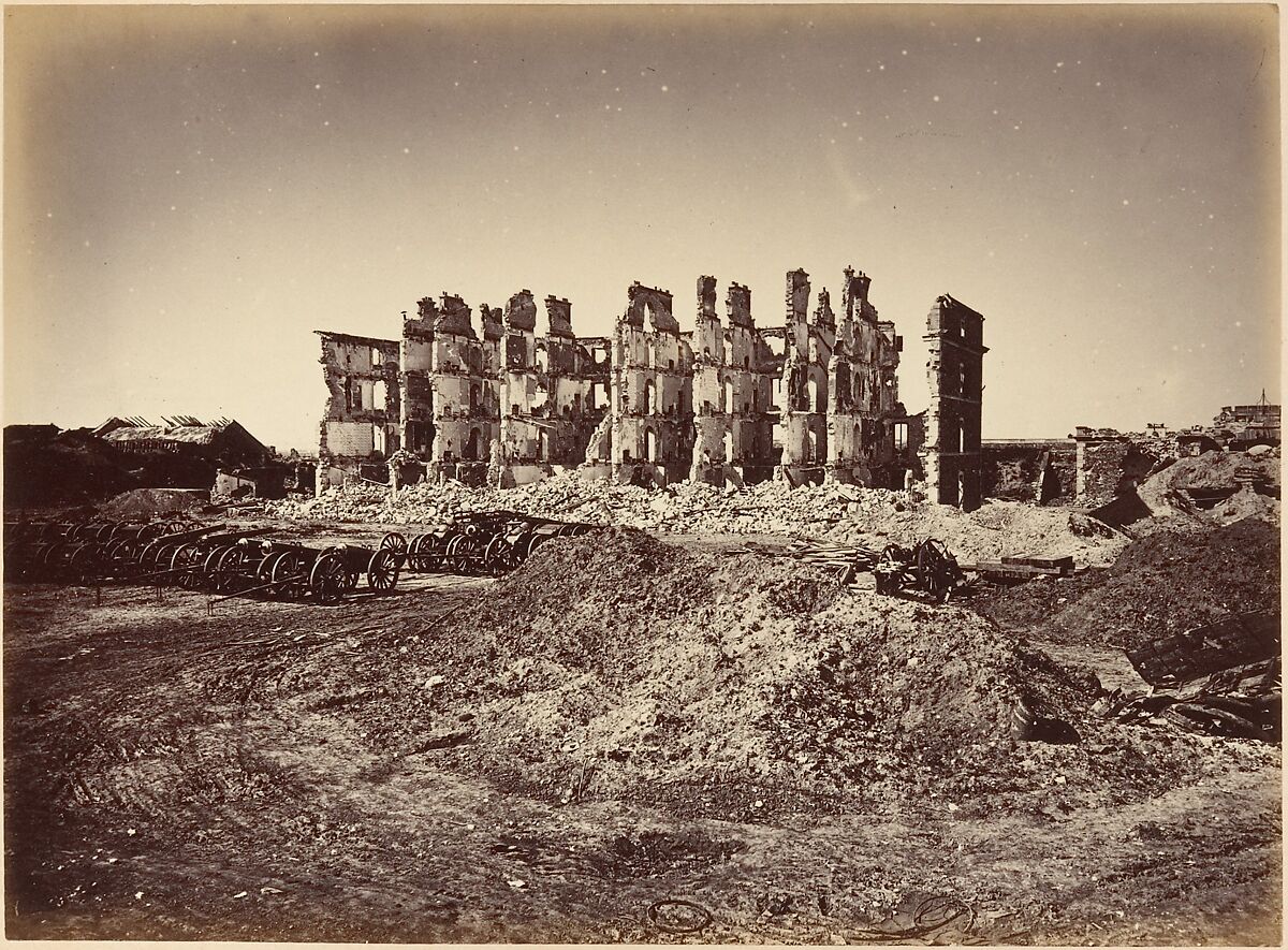 Les Ruines de Paris et de ses Environs 1870-1871: Cent Photographies: Second Volume.  Par A. Liébert, text par Alfred d'Aunay., Alphonse J. Liébert (French, 1827–1913), Albumen silver prints from glass negatives