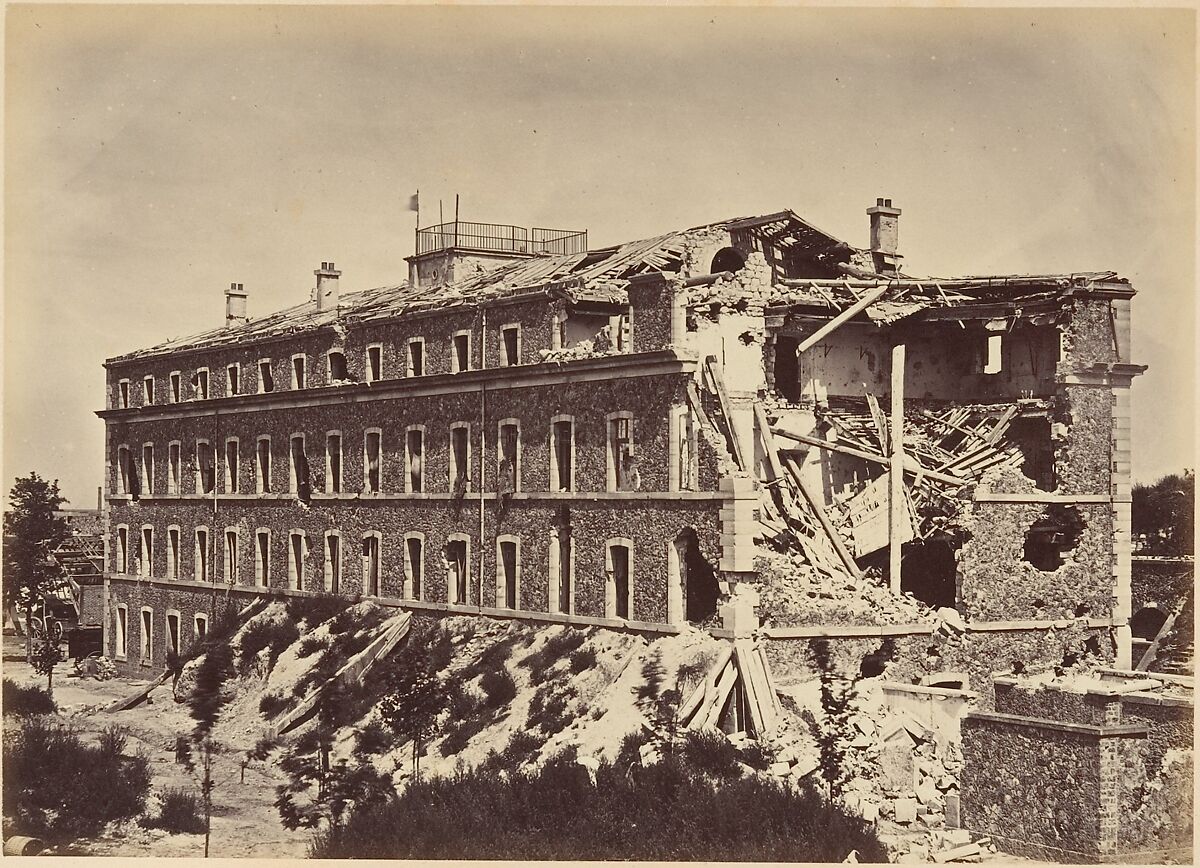 Les Ruines de Paris et de ses Environs 1870-1871: Cent Photographies: Second Volume.  Par A. Liébert, text par Alfred d'Aunay., Alphonse J. Liébert (French, 1827–1913), Albumen silver prints from glass negatives