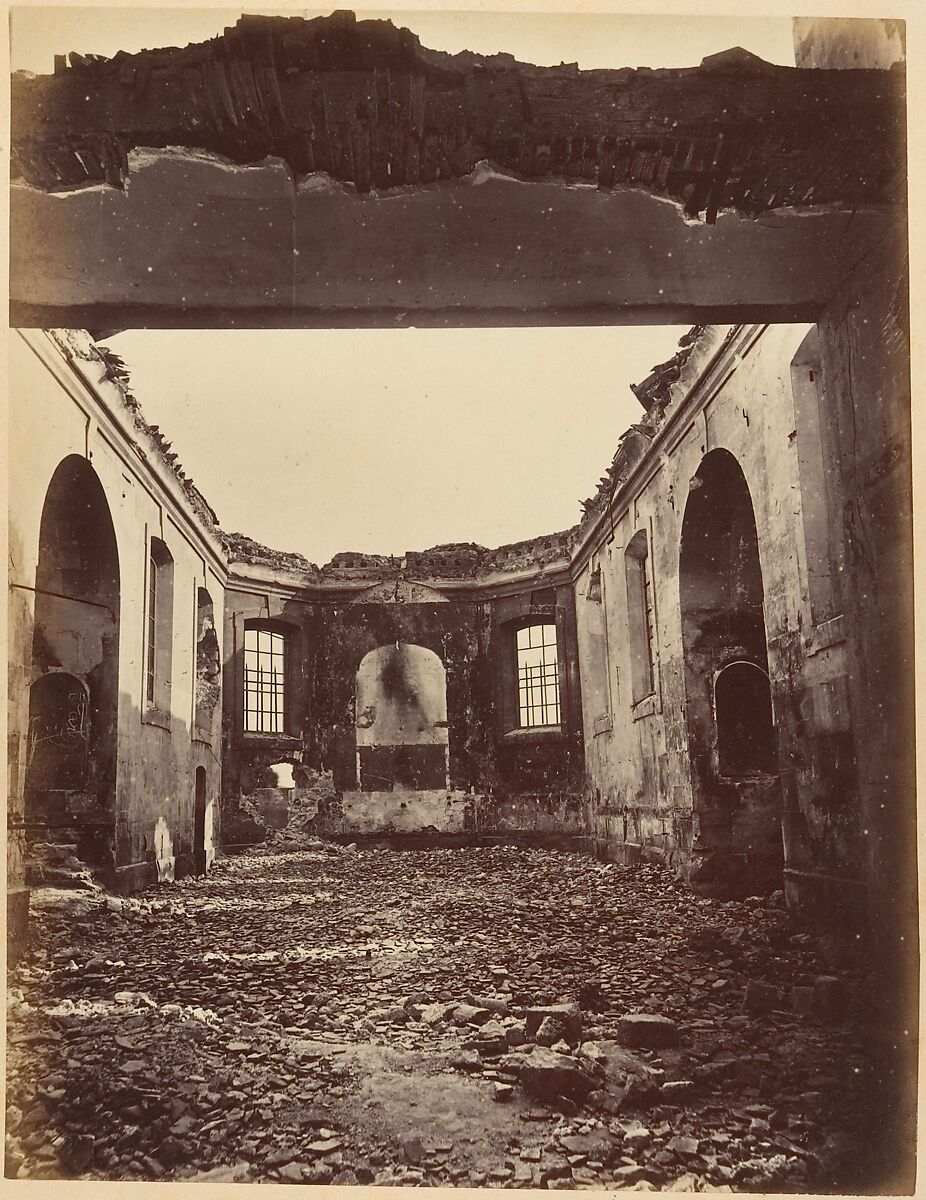 Les Ruines de Paris et de ses Environs 1870-1871: Cent Photographies: Second Volume.  Par A. Liébert, text par Alfred d'Aunay., Alphonse J. Liébert (French, 1827–1913), Albumen silver prints from glass negatives
