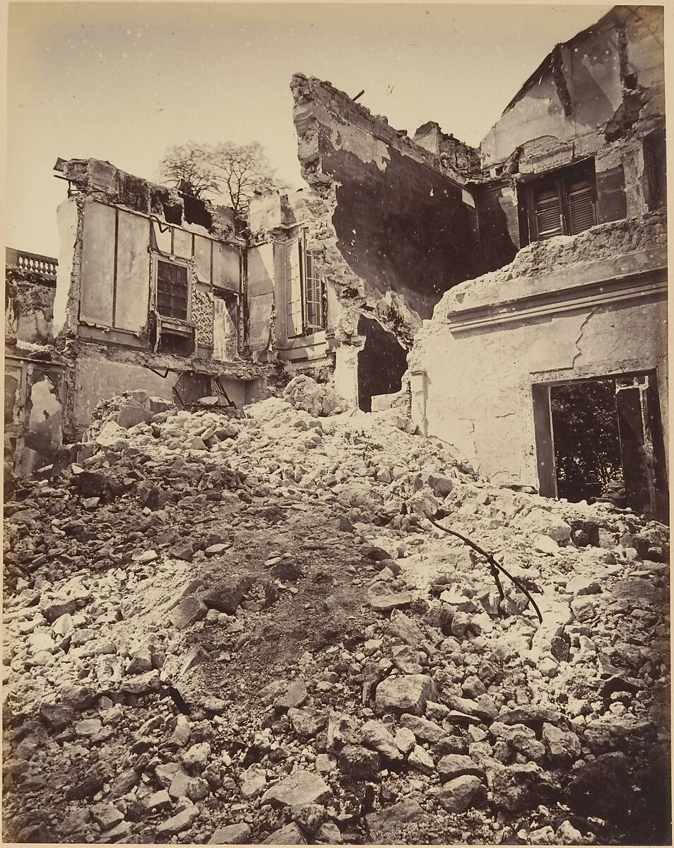 Les Ruines de Paris et de ses Environs 1870-1871: Cent Photographies: Second Volume.  Par A. Liébert, text par Alfred d'Aunay., Alphonse J. Liébert (French, 1827–1913), Albumen silver prints from glass negatives