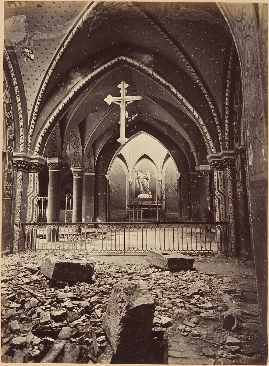 Les Ruines de Paris et de ses Environs 1870-1871: Cent Photographies: Second Volume.  Par A. Liébert, text par Alfred d'Aunay., Alphonse J. Liébert (French, 1827–1913), Albumen silver prints from glass negatives