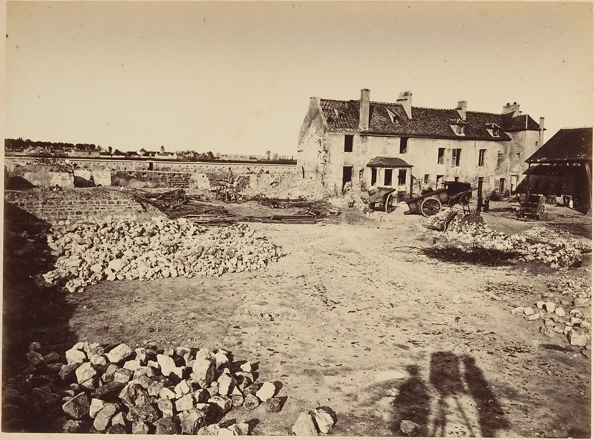Les Ruines de Paris et de ses Environs 1870-1871: Cent Photographies: Second Volume.  Par A. Liébert, text par Alfred d'Aunay., Alphonse J. Liébert (French, 1827–1913), Albumen silver prints from glass negatives