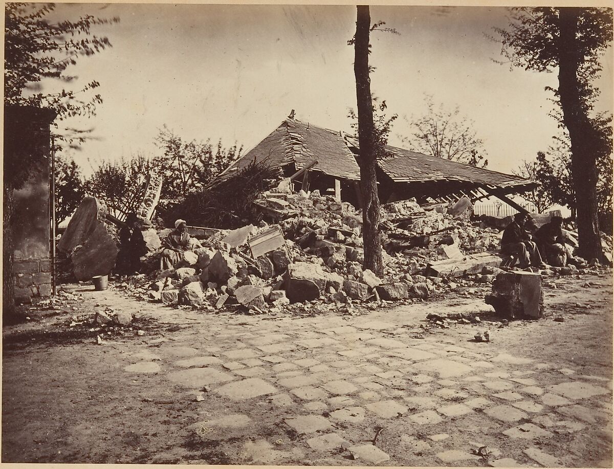 Les Ruines de Paris et de ses Environs 1870-1871: Cent Photographies: Second Volume.  Par A. Liébert, text par Alfred d'Aunay., Alphonse J. Liébert (French, 1827–1913), Albumen silver prints from glass negatives
