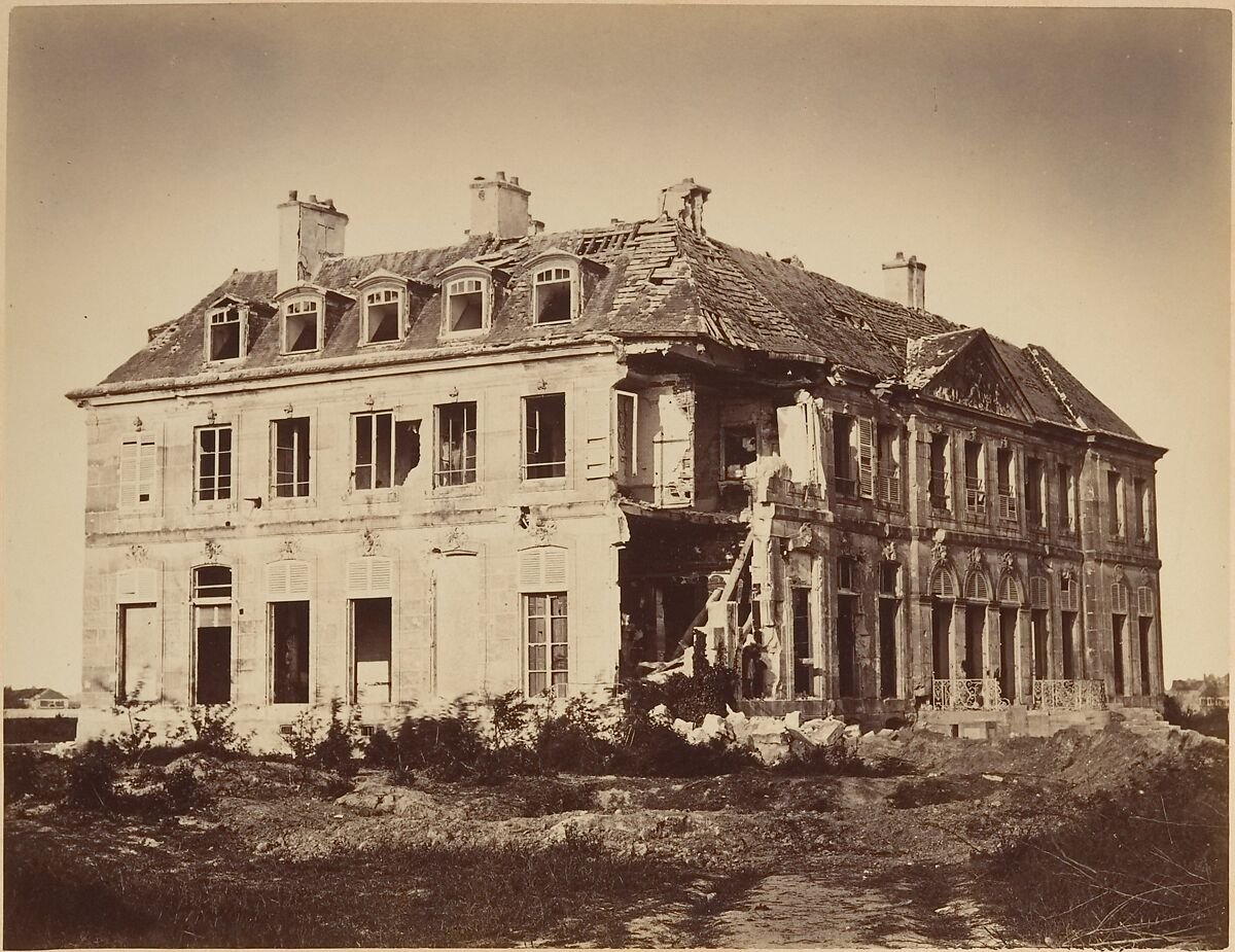 Les Ruines de Paris et de ses Environs 1870-1871: Cent Photographies: Second Volume.  Par A. Liébert, text par Alfred d'Aunay., Alphonse J. Liébert (French, 1827–1913), Albumen silver prints from glass negatives