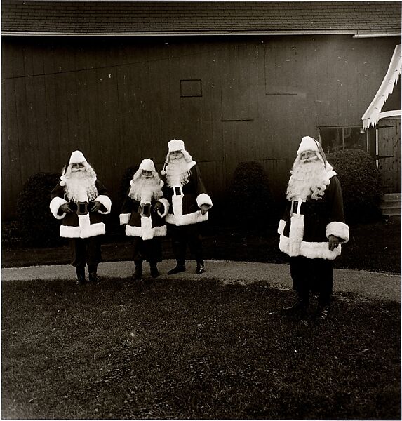 Santas at the Santa Claus School, Albion, N.Y., Diane Arbus (American, New York 1923–1971 New York), Gelatin silver print 