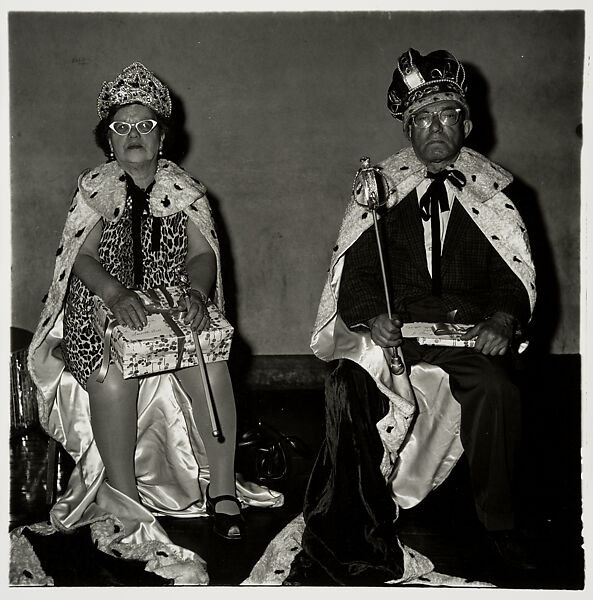 The King and Queen of a Senior Citizens Dance, N.Y.C., Diane Arbus (American, New York 1923–1971 New York), Gelatin silver print 