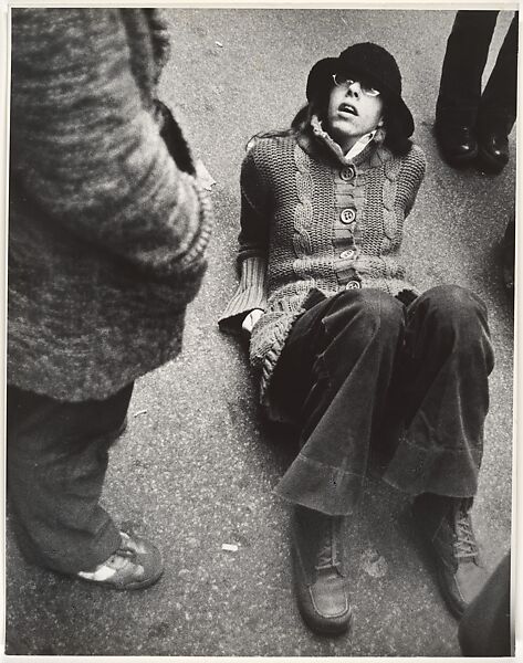 Nuclear Protest, Wall Street, Leon Levinstein (American, Buckhannon, West Virginia 1910–1988 New York), Gelatin silver print 