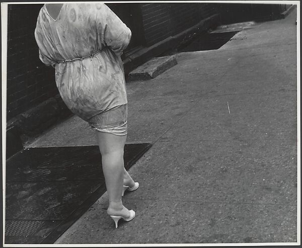 [Woman in Tight Dress on Street, New York City], Leon Levinstein (American, Buckhannon, West Virginia 1910–1988 New York), Gelatin silver print 