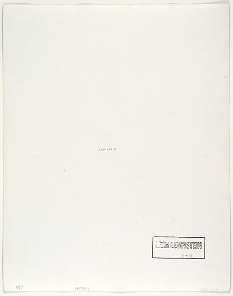 [Man Reading Yiddish Newspaper], Leon Levinstein (American, Buckhannon, West Virginia 1910–1988 New York), Gelatin silver print