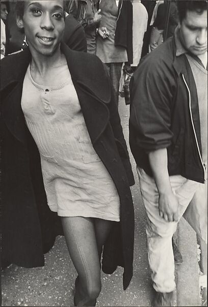 [Street Scene: Young Woman in Dress and Overcoat, New York City], Leon Levinstein (American, Buckhannon, West Virginia 1910–1988 New York), Gelatin silver print 