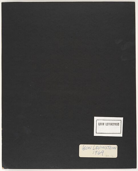 [Barefoot Man Wearing Dirty Canvas Pants, Haiti], Leon Levinstein (American, Buckhannon, West Virginia 1910–1988 New York), Gelatin silver print