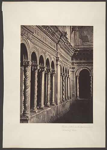 Cloisters of St. Paul's, the Basilica, Outside the Walls of Rome