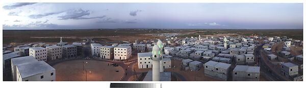 Panorama, Urban Warfare Training Center, Tze'elim, Shai Kremer (Israeli, born 1974), Chromogenic print 