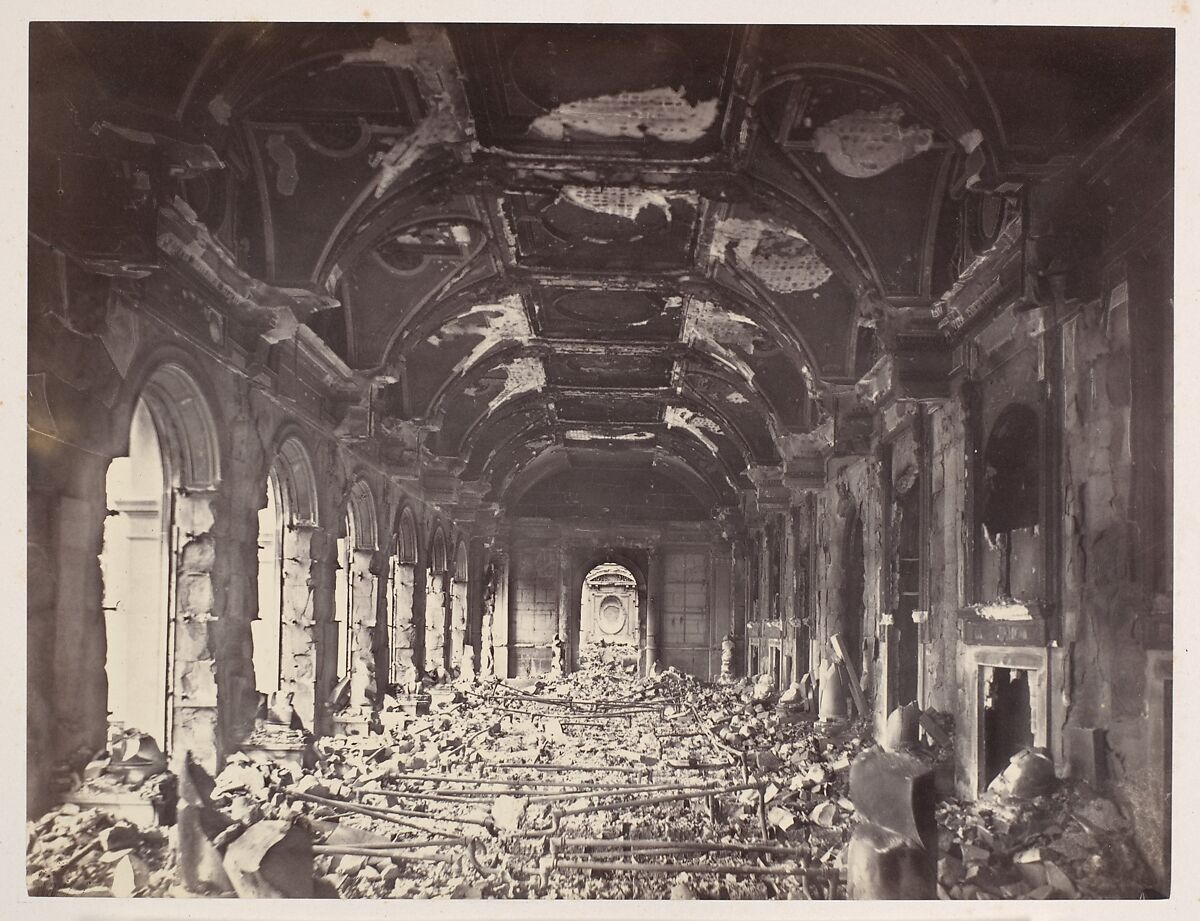 Grande Salle du Conseil d'Etat, Charles Soulier (French, 1840–1875), Albumen silver print from glass negative 