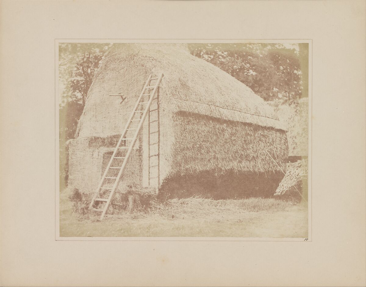 The Haystack, William Henry Fox Talbot (British, Dorset 1800–1877 Lacock), Salted paper print from paper negative 
