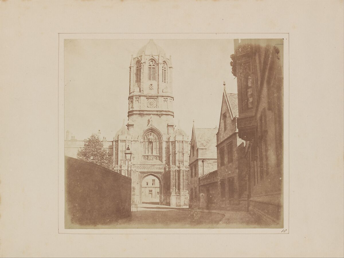 Gate of Christchurch, William Henry Fox Talbot (British, Dorset 1800–1877 Lacock), Salted paper print from paper negative 
