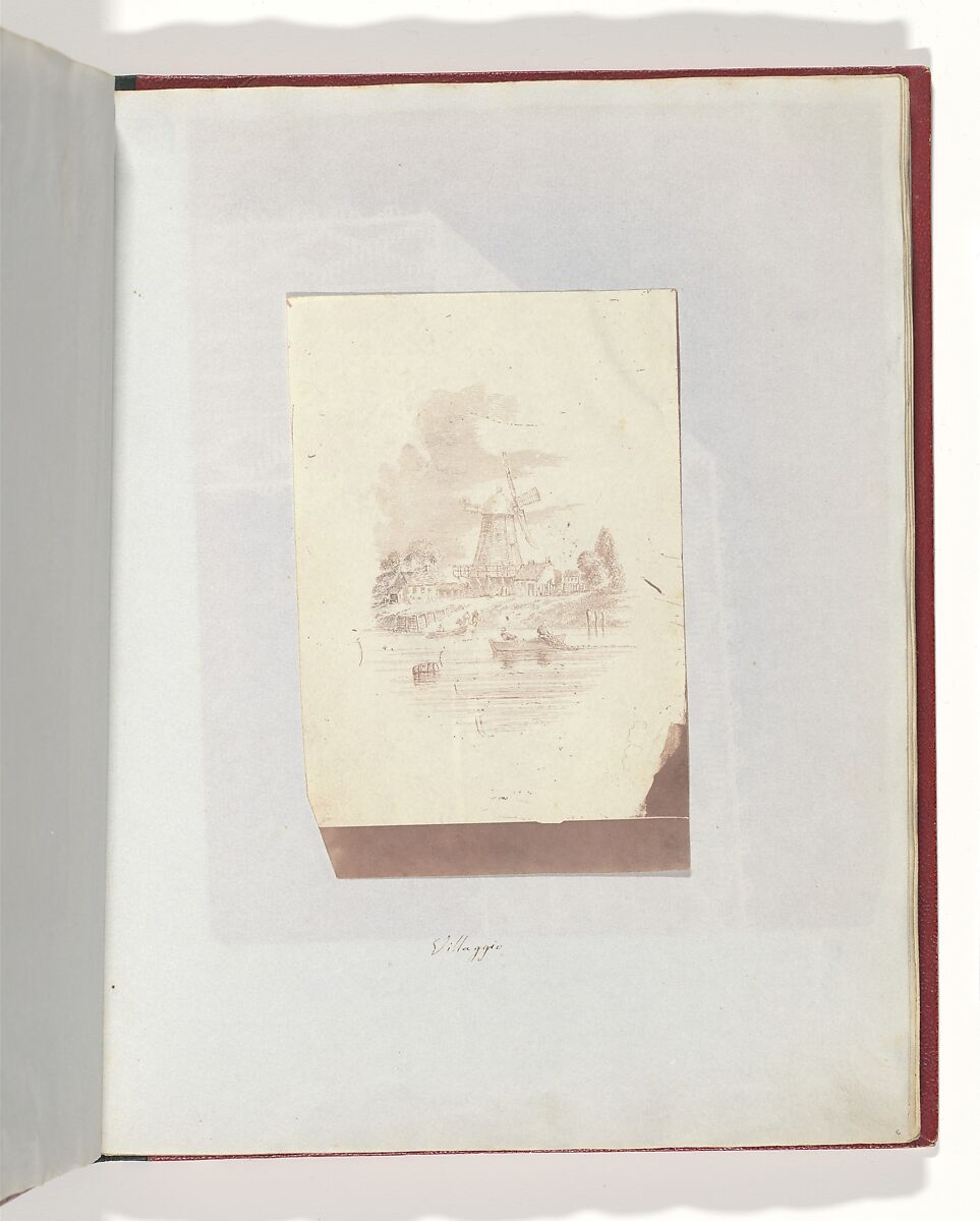 Villaggio, William Henry Fox Talbot (British, Dorset 1800–1877 Lacock), Salted paper print 