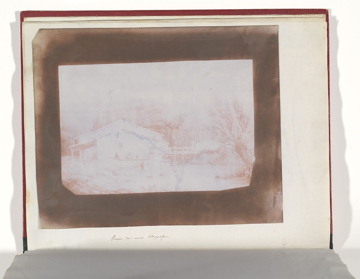 Presa da una litografia, William Henry Fox Talbot (British, Dorset 1800–1877 Lacock), Salted paper print 