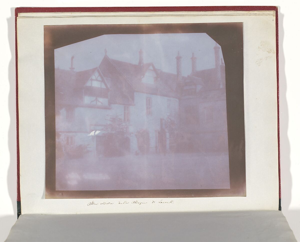 Lacock Abbey, William Henry Fox Talbot (British, Dorset 1800–1877 Lacock), Salted paper print from paper negative 