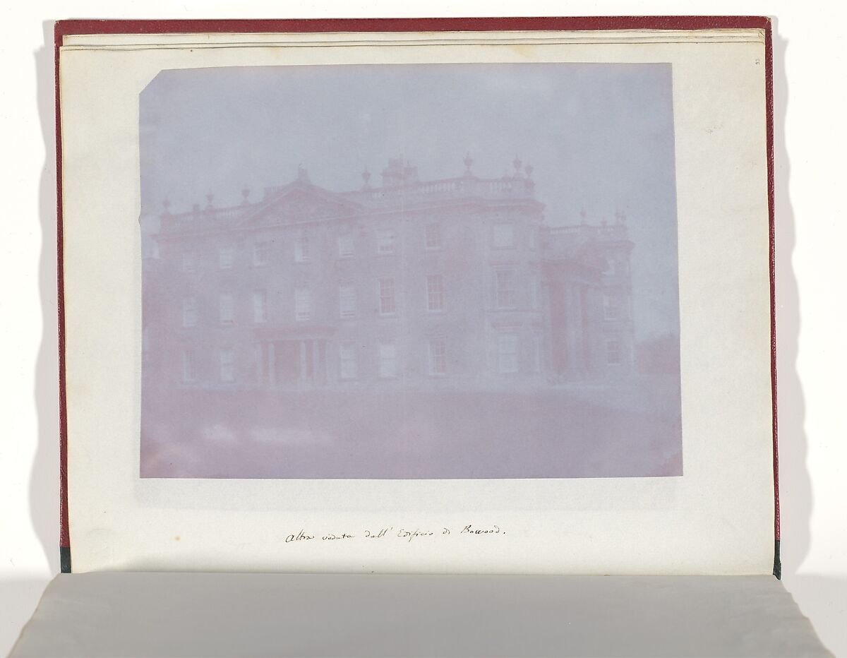 Bowood, William Henry Fox Talbot (British, Dorset 1800–1877 Lacock), Salted paper print from paper negative 
