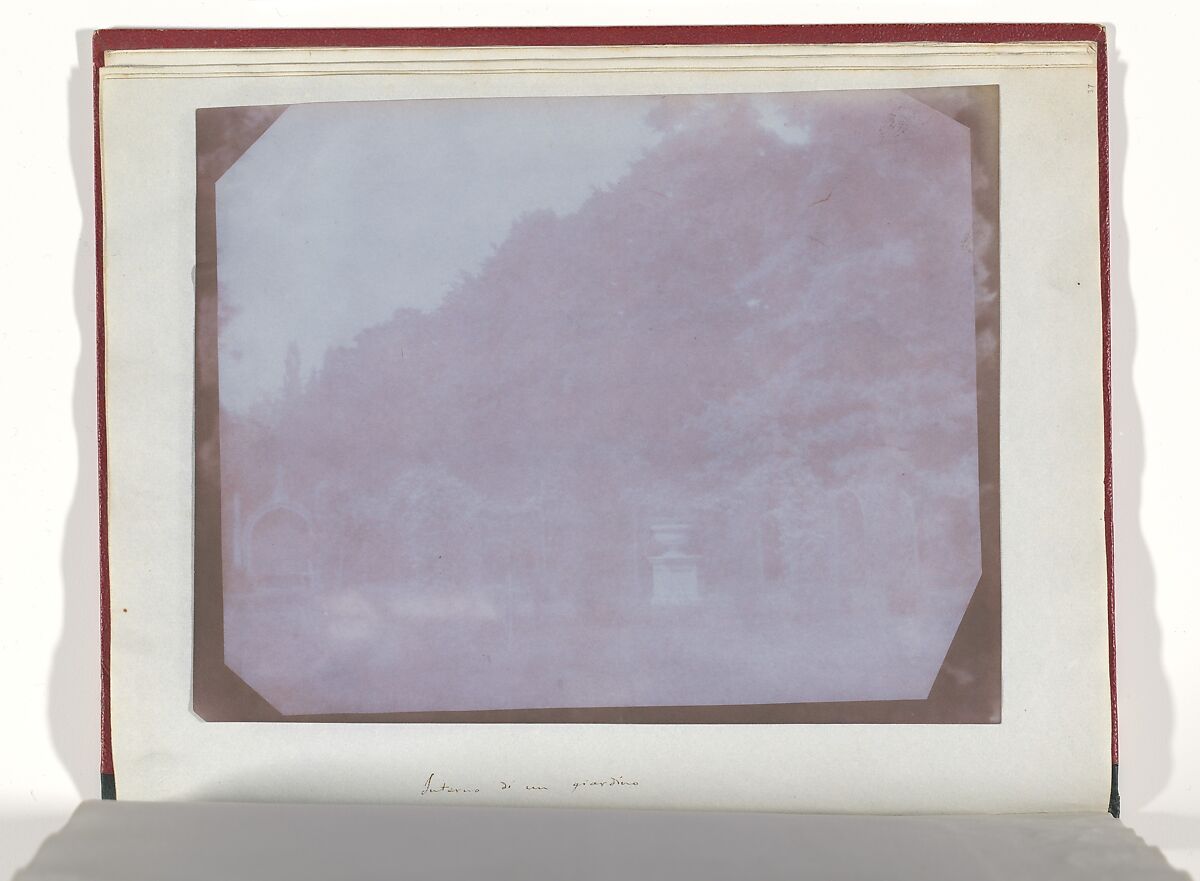 Mio Giardino, William Henry Fox Talbot (British, Dorset 1800–1877 Lacock), Salted paper print from paper negative 