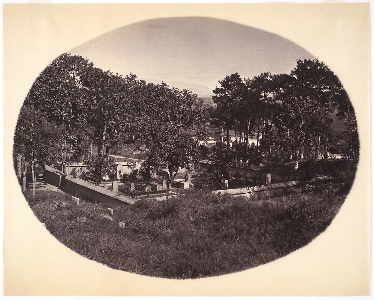 The Cemetery, Foochow, Attributed to John Thomson (British, Edinburgh, Scotland 1837–1921 London), Albumen silver print from glass negative 