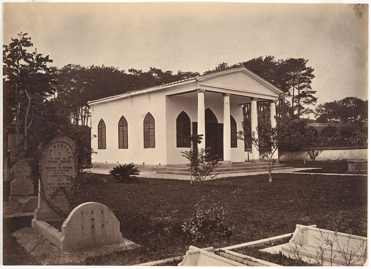 Cemetery at Foochow, Attributed to John Thomson (British, Edinburgh, Scotland 1837–1921 London), Albumen silver print from glass negative 