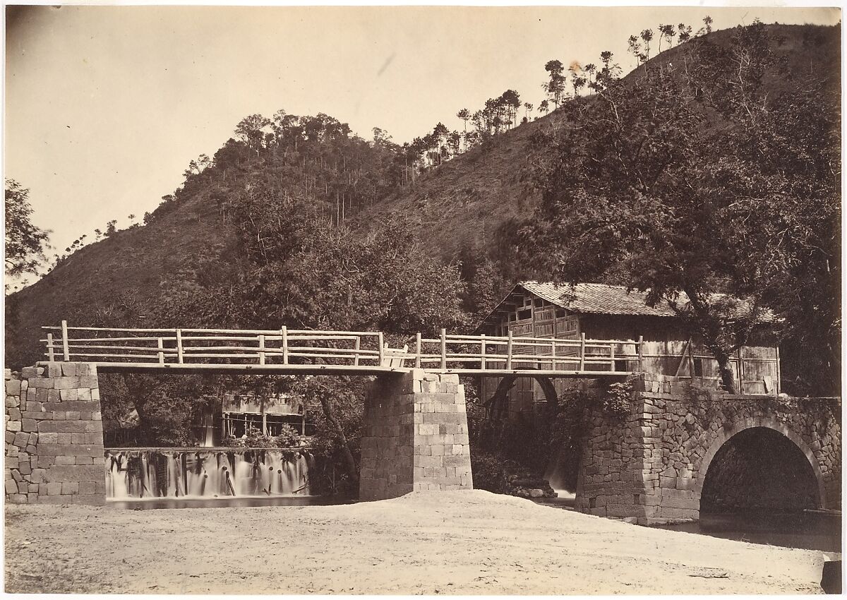 Chui Nang opposite Kien-yang city, Lai Afong (Chinese, 1839–1890), Albumen silver print from glass negative 