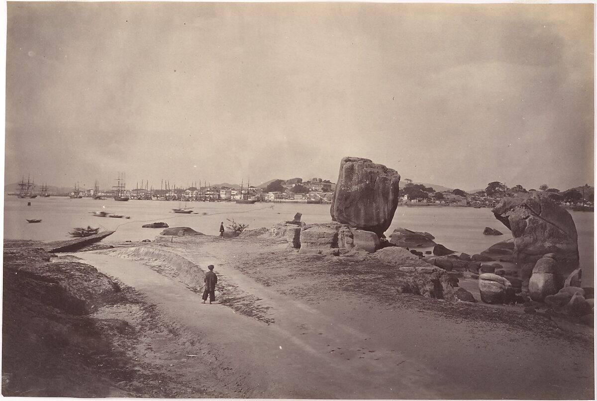 Amoy Harbour, John Thomson (British, Edinburgh, Scotland 1837–1921 London), Albumen silver print from glass negative 