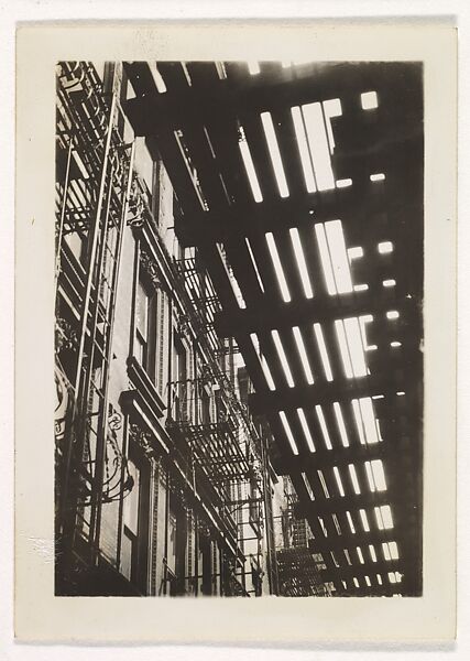 [Fire Escapes, New York], Berenice Abbott (American, Springfield, Ohio 1898–1991 Monson, Maine), Gelatin silver print 